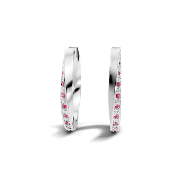 Multicolour_Stone_Hoop_Earrings_For_Women