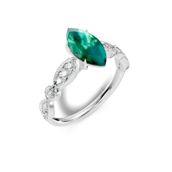 Rose_Green_Gemstone_Ring_For_Women