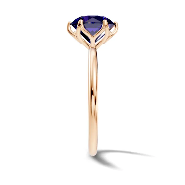 Rose_Blue_Solitaire_Ring_For_Women