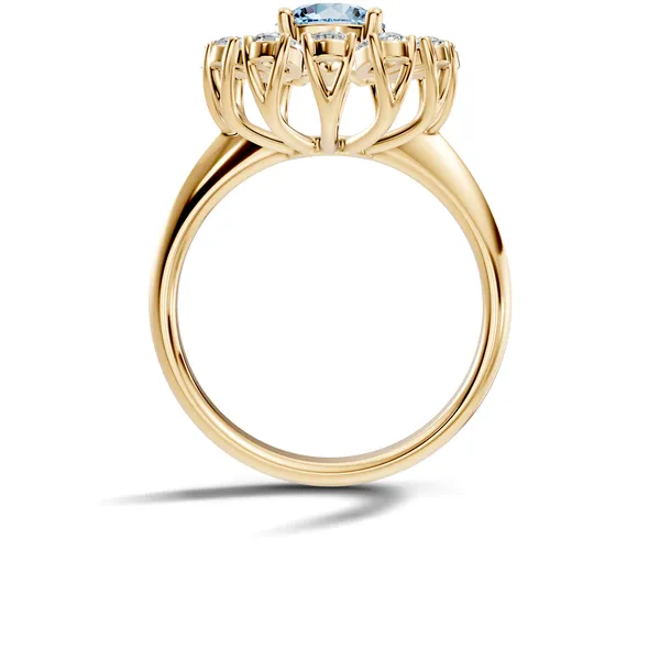 Blue_Stone_Floral_Cluster_Ring