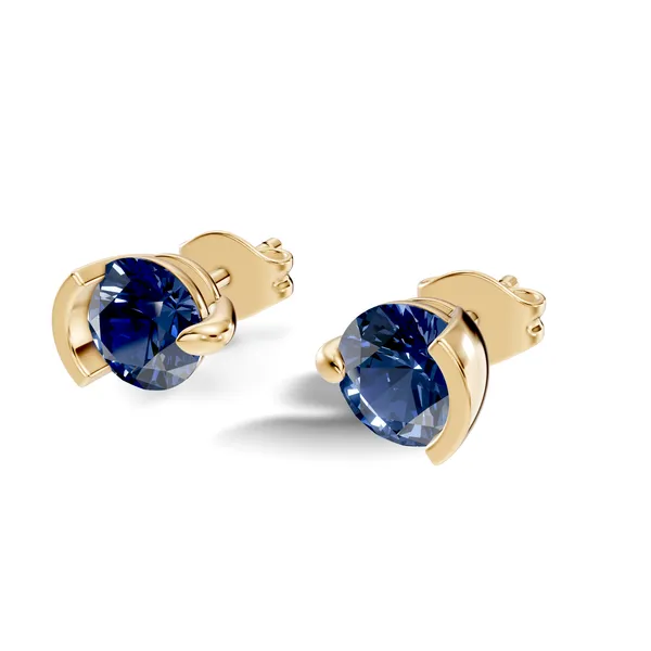 Blue_Stone_Stud_Earrings_For_Women