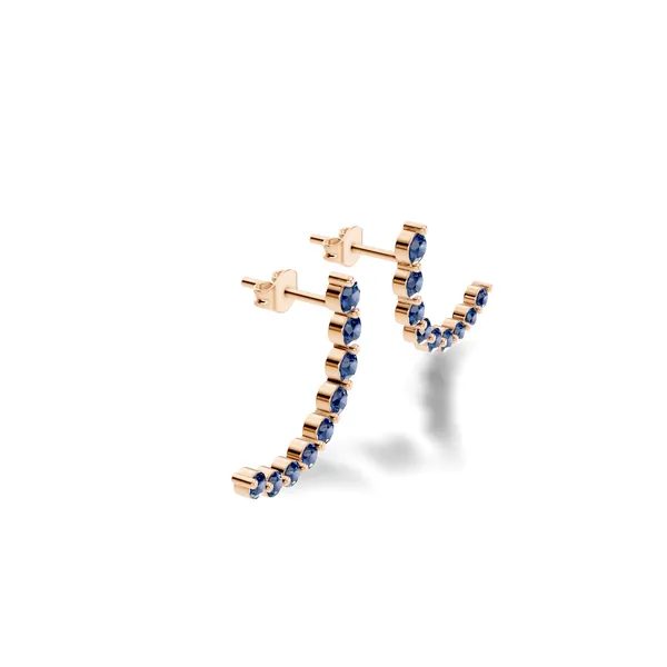 Blue_Stone_Ear_Crawler_Earrings_For_Women