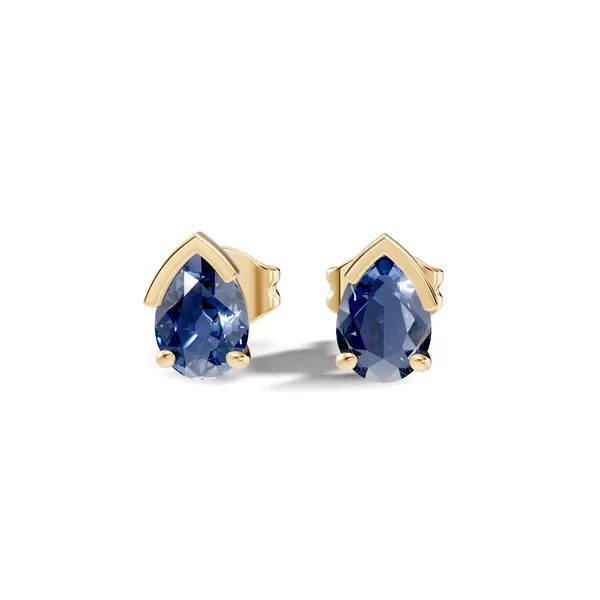 Blue_Teardrop_Stone_Stud_Earrings_For_Women