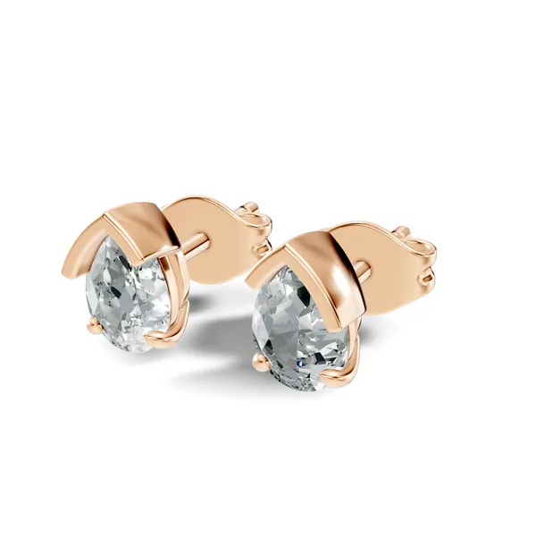 Teardrop_Stud_Earrings_For_Women
