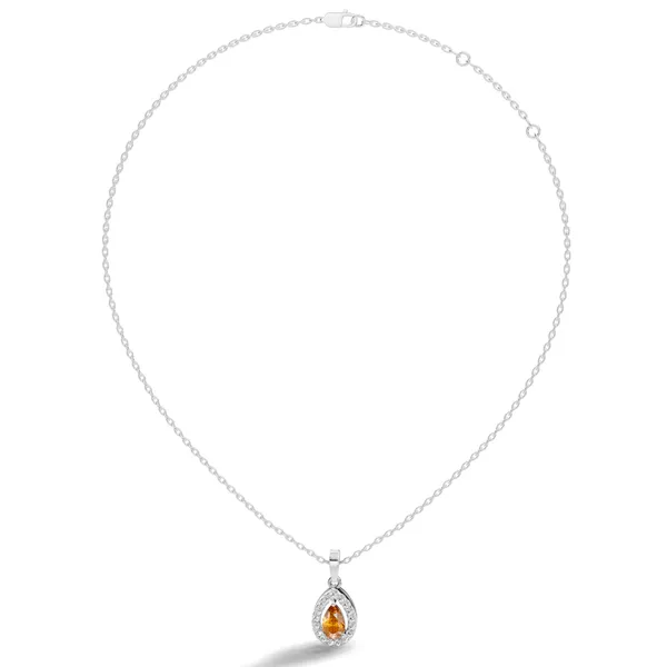 Rose_Teardrop_Pendant_Necklace_For_Women