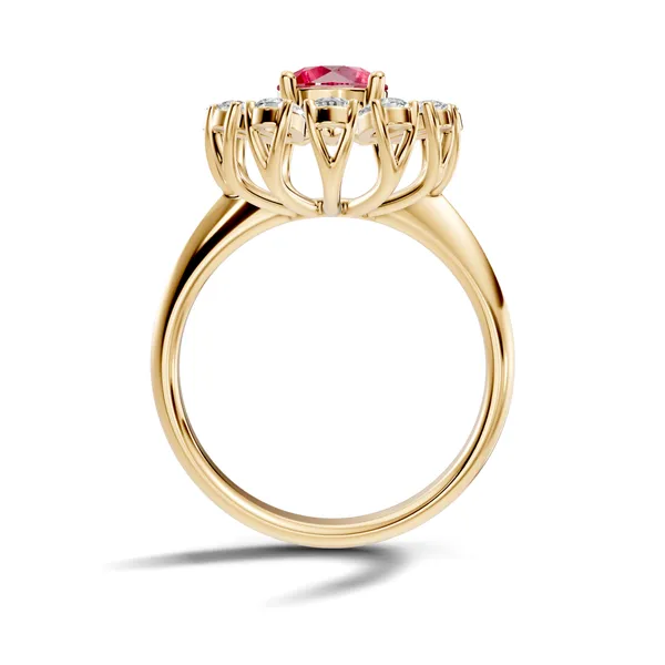 Pink_Stone_Floral_Ring_For_Women