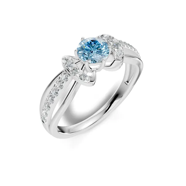 Blue_Stone_Halo_Ring_For_Women