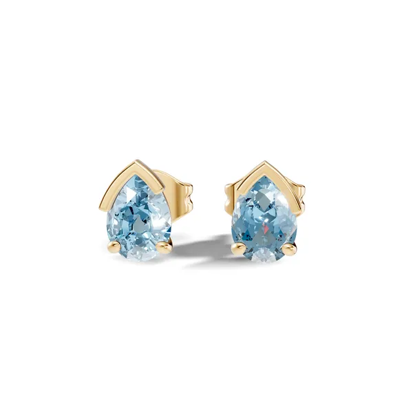 Teardrop_Stud_Earrings_For_Women