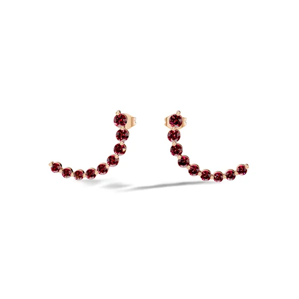Rose_Red_Stone_Ear_Climber_Earrings_For_Women