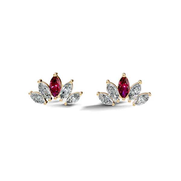 Floral_Stud_Earrings_For_Women