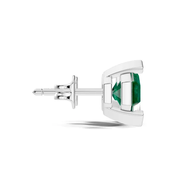 Green_Geometric_Stud_Earrings