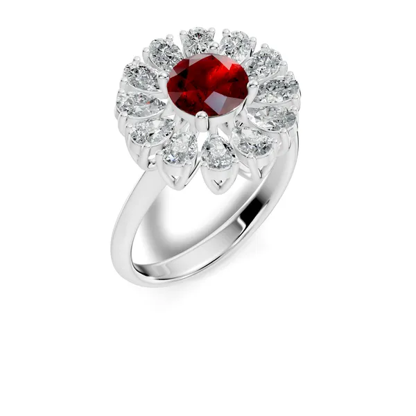Floral_Red_Stone_Ring_For_Women