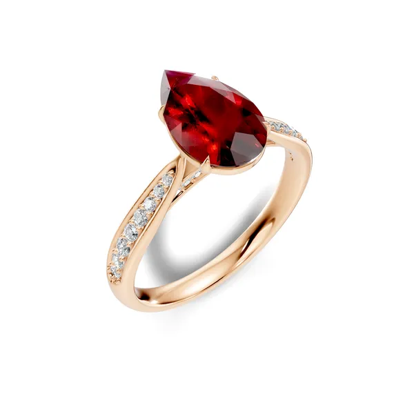 Rose_Red_Gemstone_Solitaire_Ring