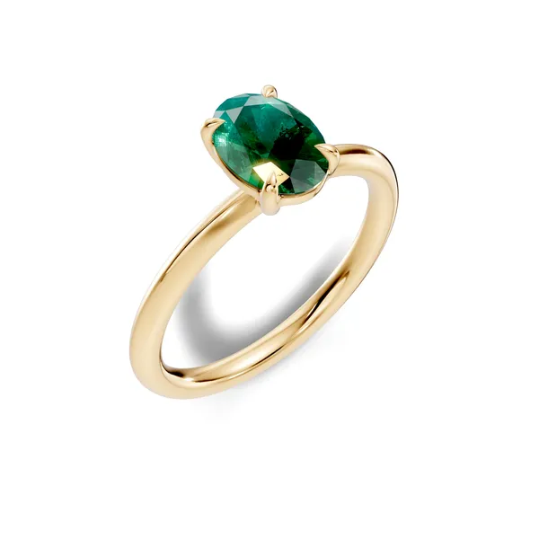 Green_Solitaire_Ring_For_Women
