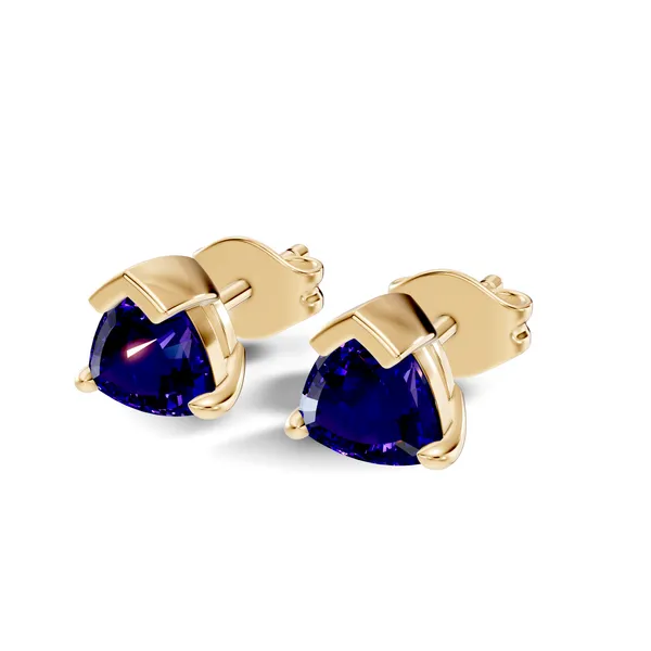 Blue_Stone_Rose_Stud_Earrings_For_Women