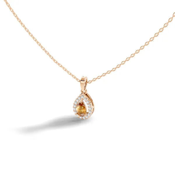 Rose_Teardrop_Pendant_Necklace_For_Women