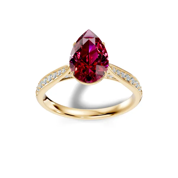 Rose_Pear_Cut_Stone_Ring_For_Women