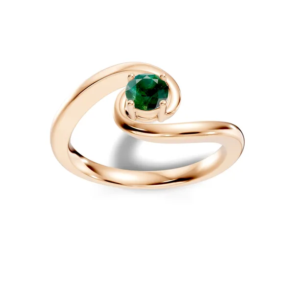 Green_Stone_Solitaire_Ring_For_Women
