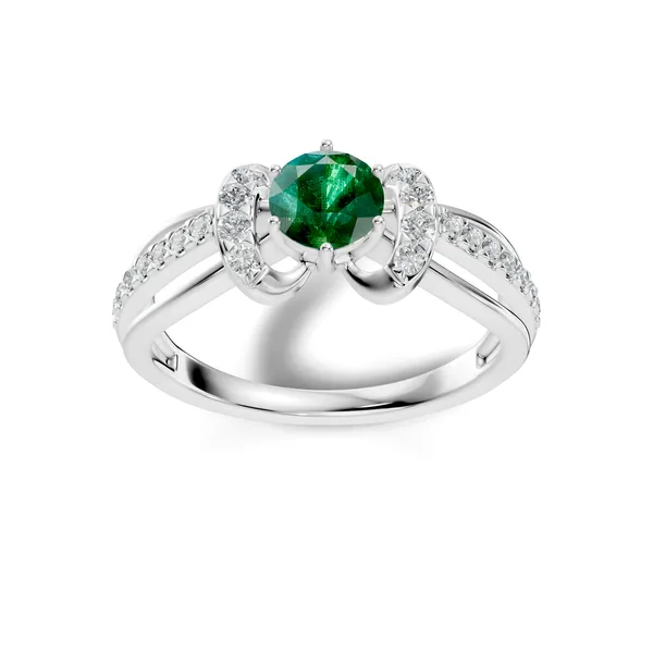 Emerald_Stone_Halo_Ring_For_Women