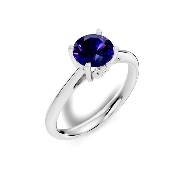 Blue_Stone_Solitaire_Ring_For_Women