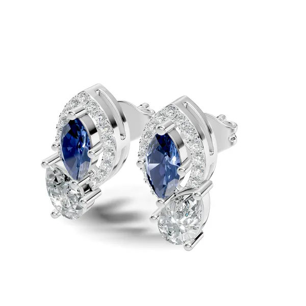 Rose_Gemstone_Stud_Earrings_For_Women