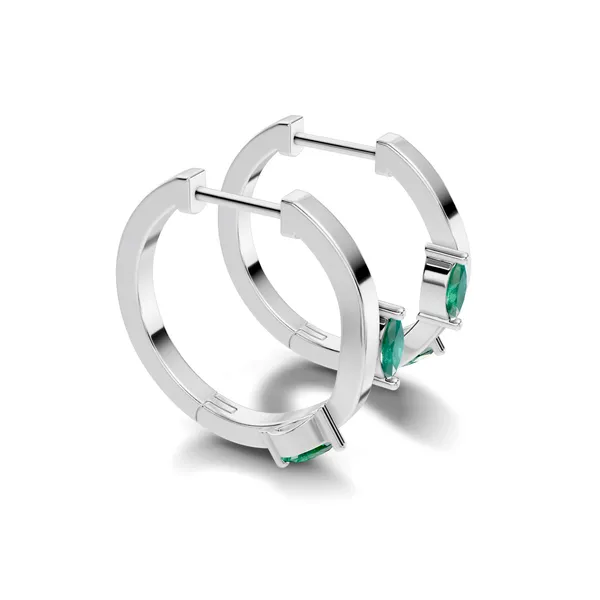 Green_Stone_Hoop_Earrings_For_Women