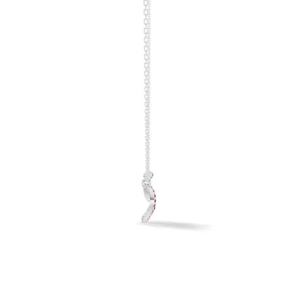 Pink_Stone_Interlocking_Circle_Necklace_For_Women