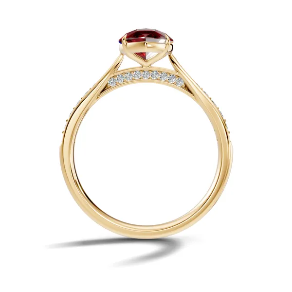Rose_Red_Gemstone_Solitaire_Ring