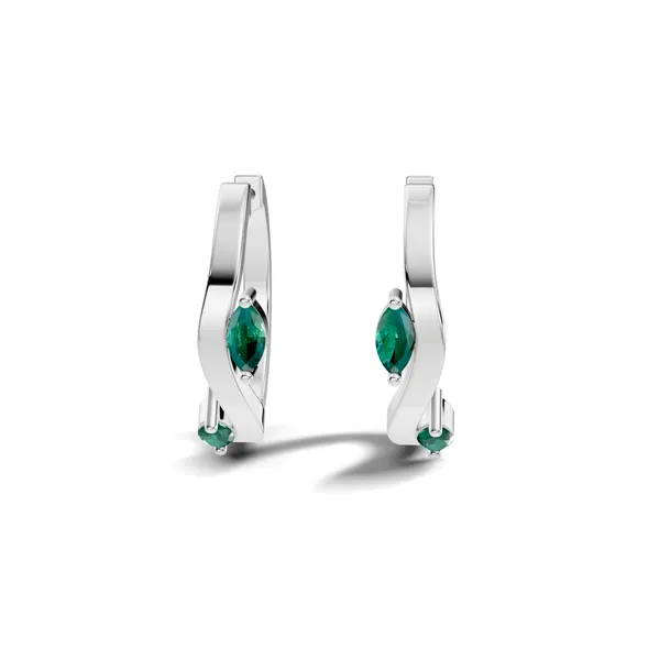 Green_Stone_Hoop_Earrings_For_Women