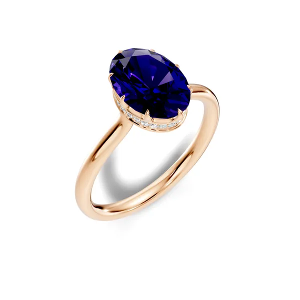 Rose_Blue_Gemstone_Ring_For_Women