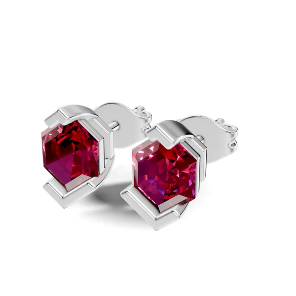 Hexagonal_Stud_Earrings_For_Women