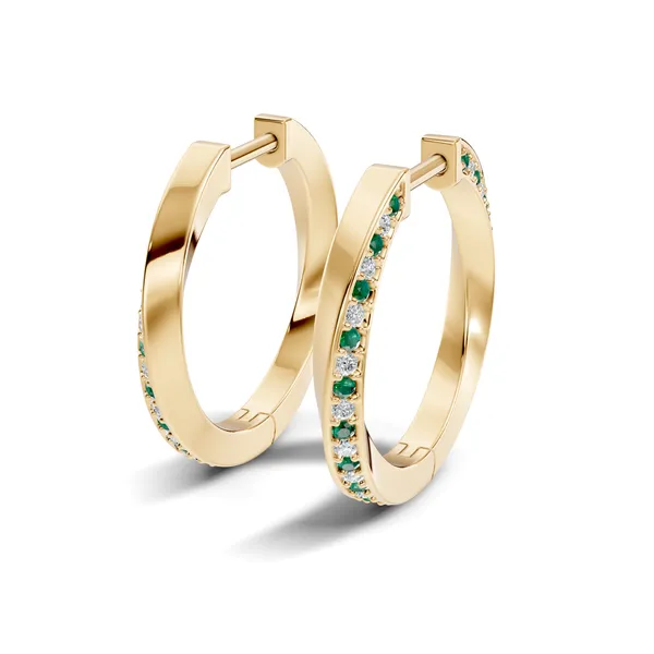 Green_Stone_Hoop_Earrings_For_Women