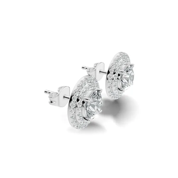 Rose_Circular_Stud_Earrings