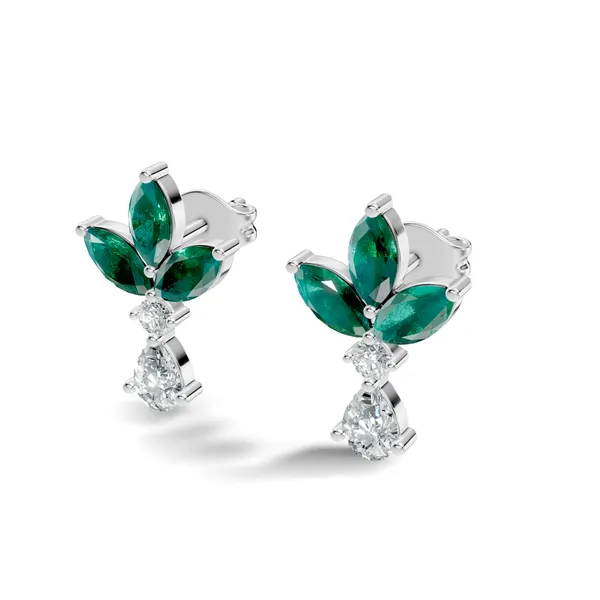 Green_Leaf_Drop_Earrings_For_Women