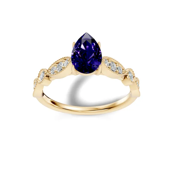 Blue_Stone_Embellished_Ring_For_Women