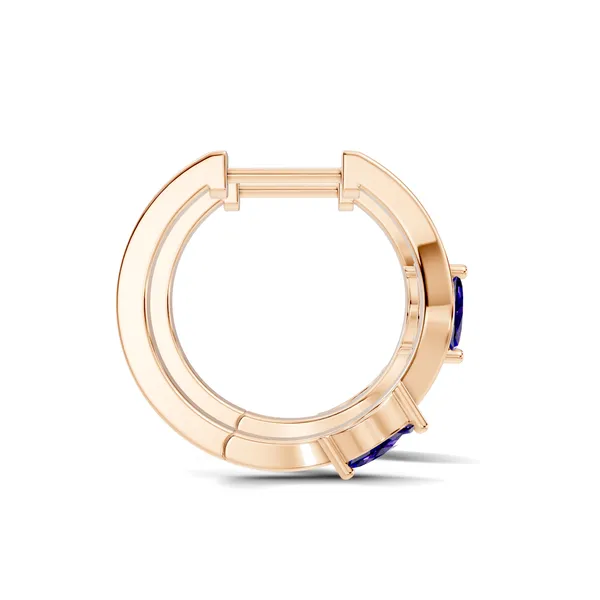 Rose_Blue_Stone_Hoop_Earrings_For_Women