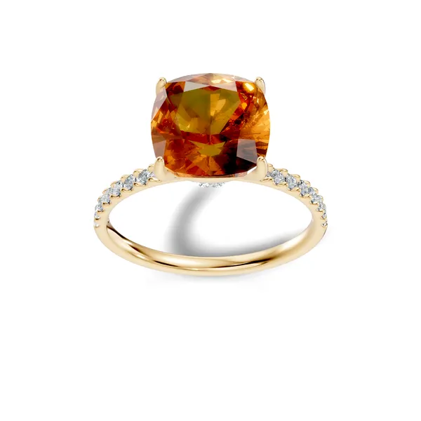 Rose_Orange_Gemstone_Ring_For_Women