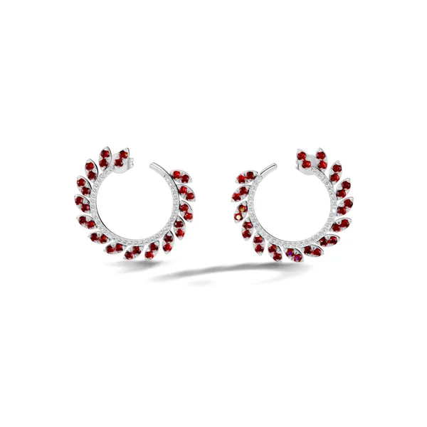 Red_Stone_Hoop_Earrings_For_Women