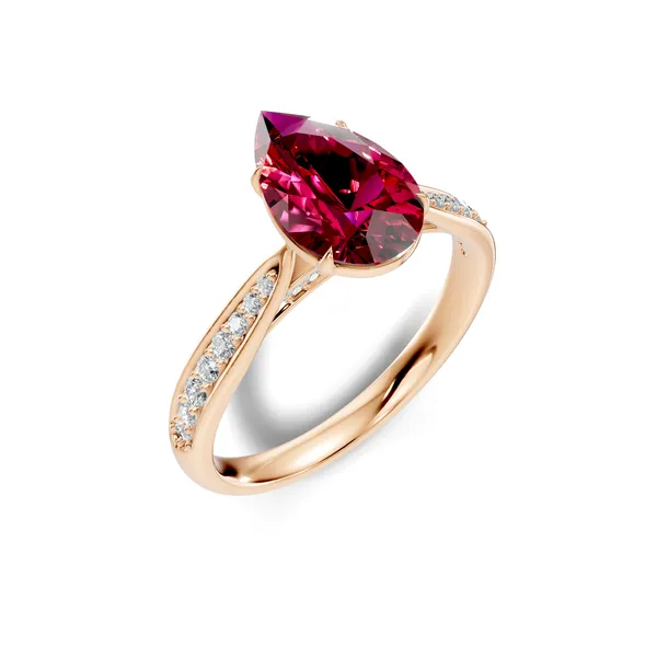 Rose_Pear_Cut_Stone_Ring_For_Women