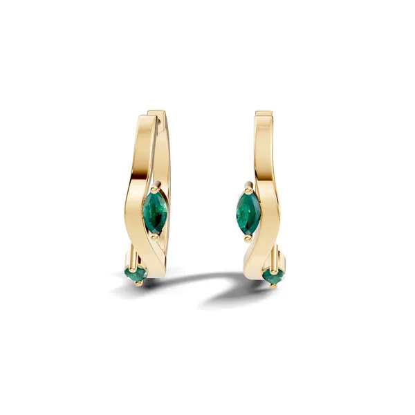 Green_Stone_Hoop_Earrings_For_Women
