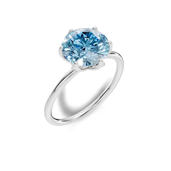 Rose_Blue_Solitaire_Ring_For_Women