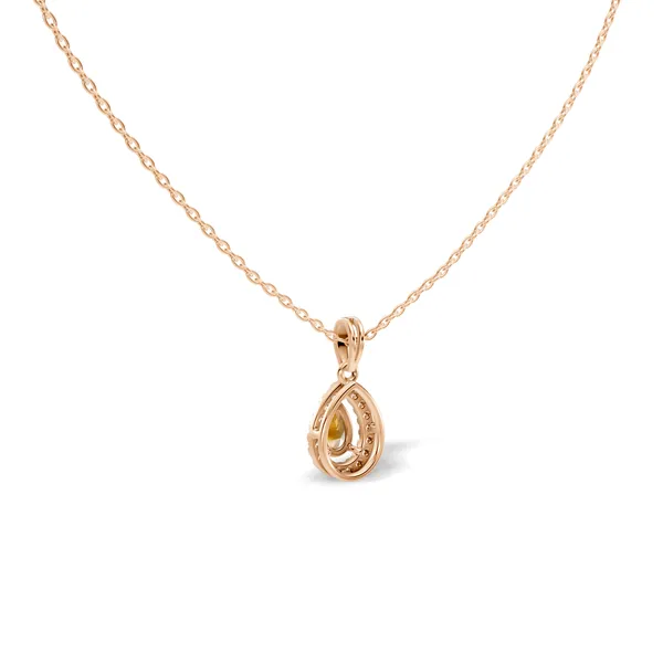 Rose_Teardrop_Pendant_Necklace_For_Women