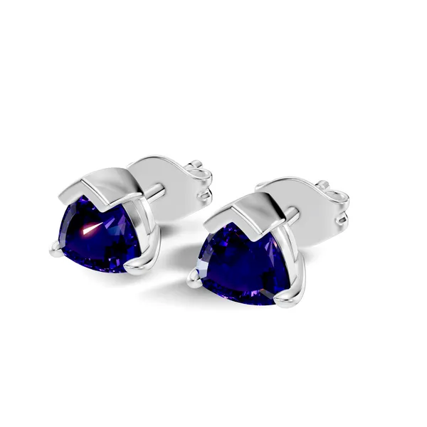 Blue_Stone_Rose_Stud_Earrings_For_Women