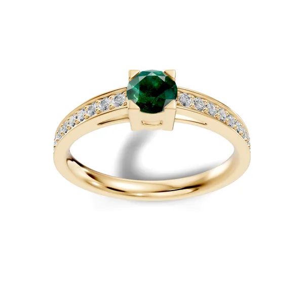 Rose_Green_Gemstone_Ring_For_Women