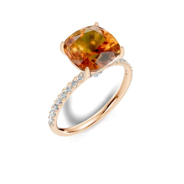Rose_Orange_Gemstone_Ring_For_Women