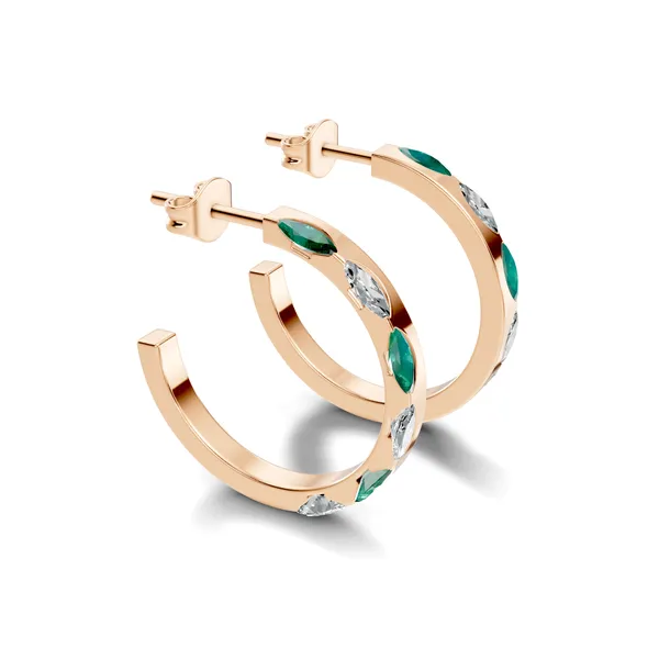 Rose_Stone_Studded_Hoop_Earrings_For_Women