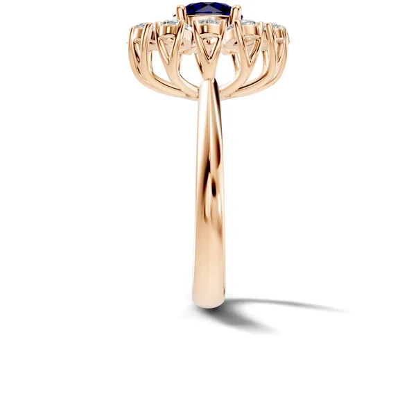 Blue_Stone_Floral_Ring_For_Women