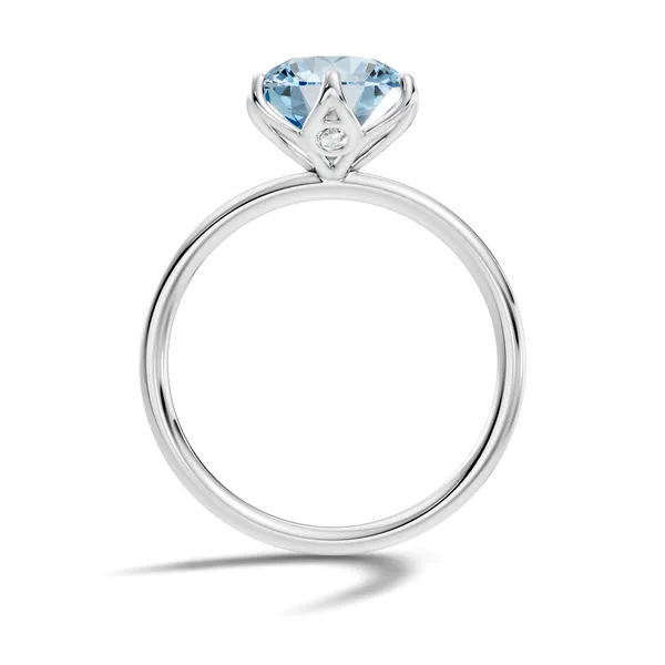 Rose_Blue_Solitaire_Ring_For_Women