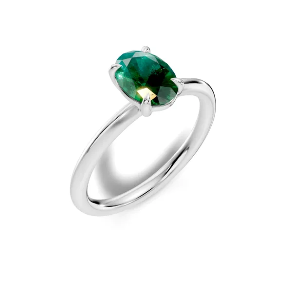 Green_Solitaire_Ring_For_Women