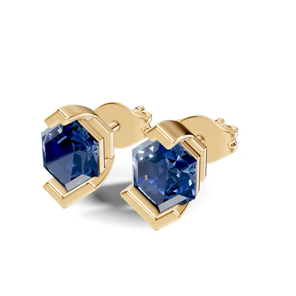Blue_Gemstone_Stud_Earrings_For_Women